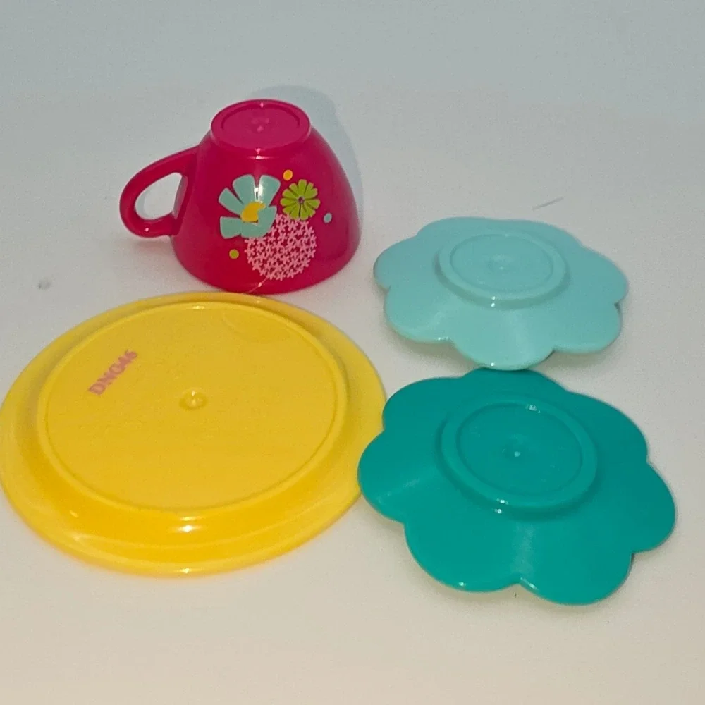 American Girl WellieWishers Tea Set Pieces OS Multicolor Good DNG46 Replacement